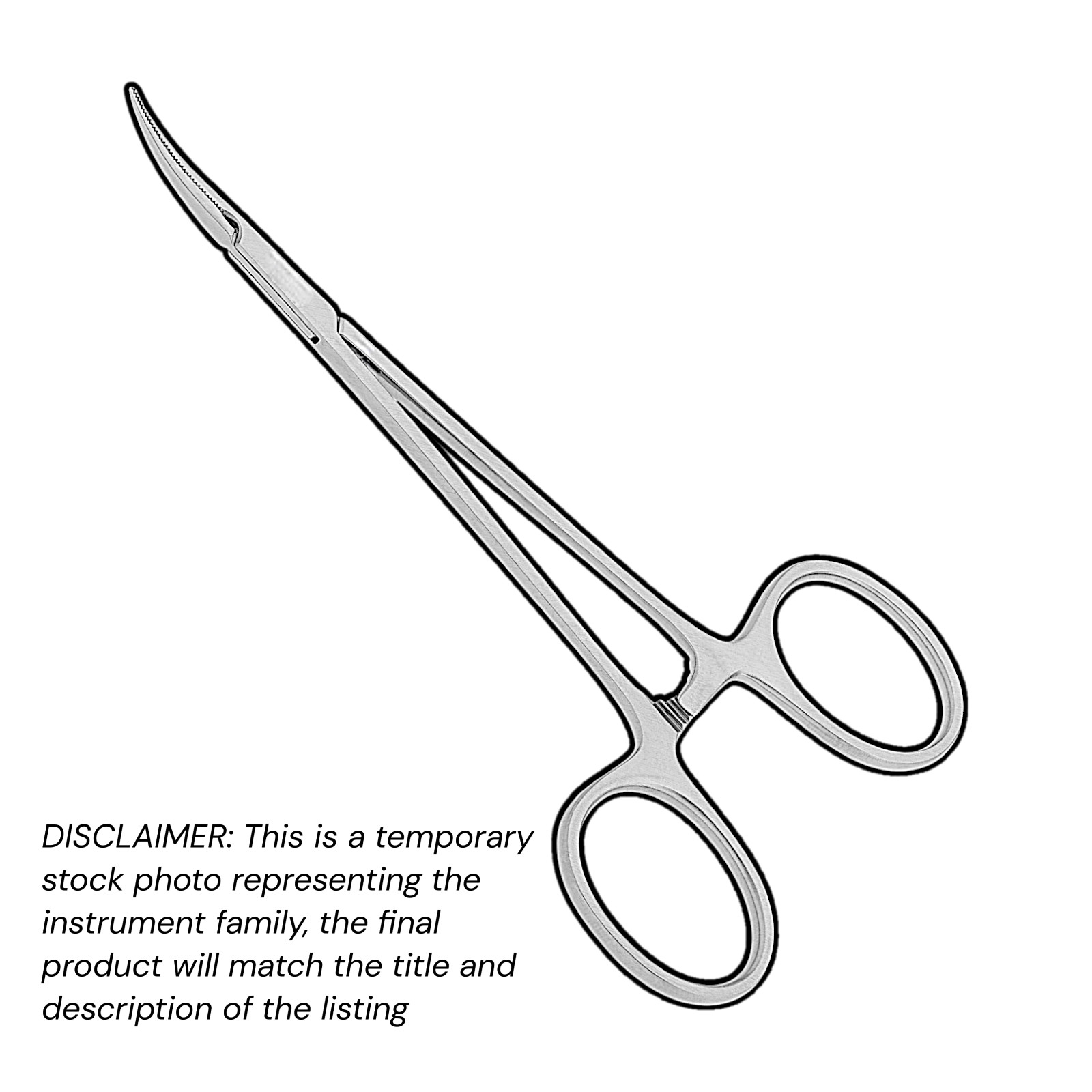 Halstead Mosquito Forceps 6" Curved Brushed Stainless XPRS OR Grade