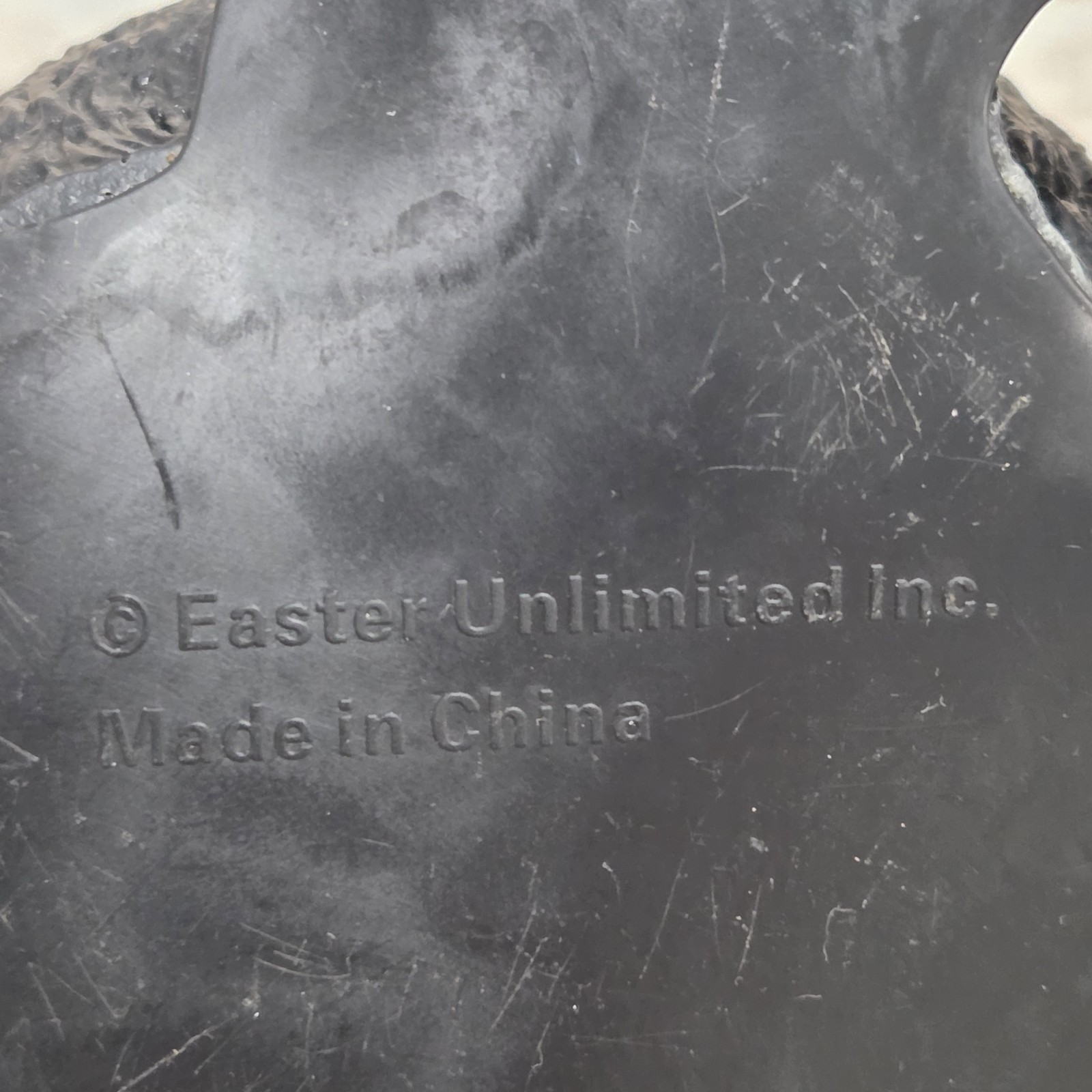 Vintage Easter Unlimited Realistic Rubber Black Cat 13”
