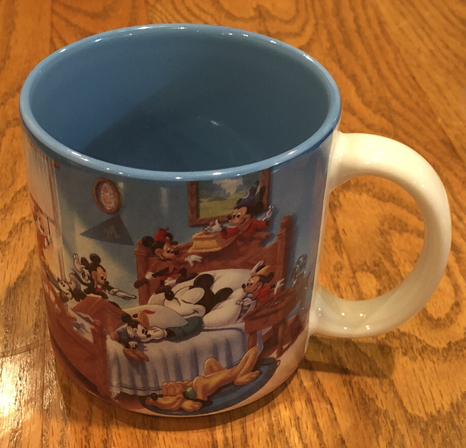 Disney Mickey Mouse Through the Years Coffee Mug - Japan - Great Condition!