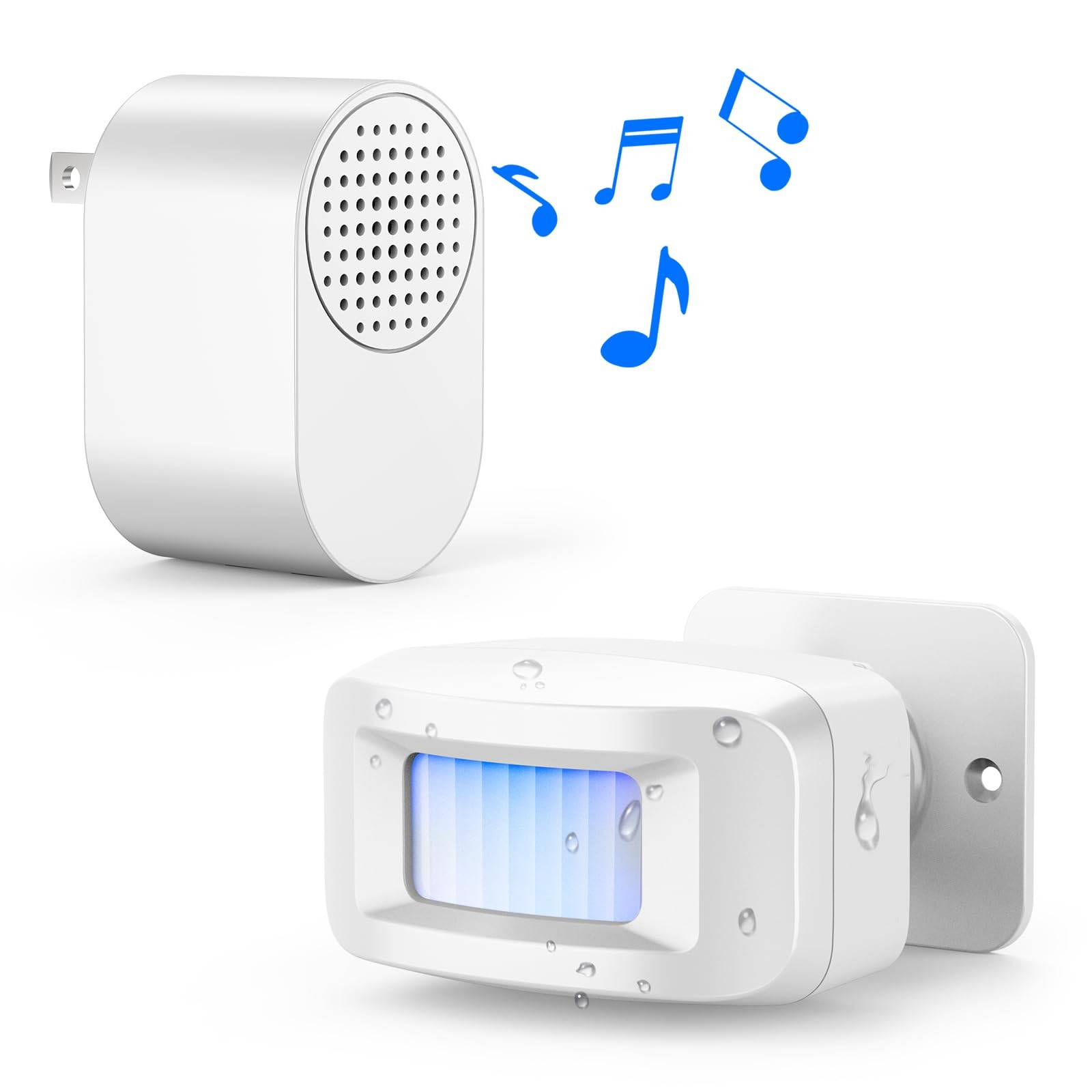 Driveway Alarms Wireless Outside, Weatherproof Motion Sensor Alarm System
