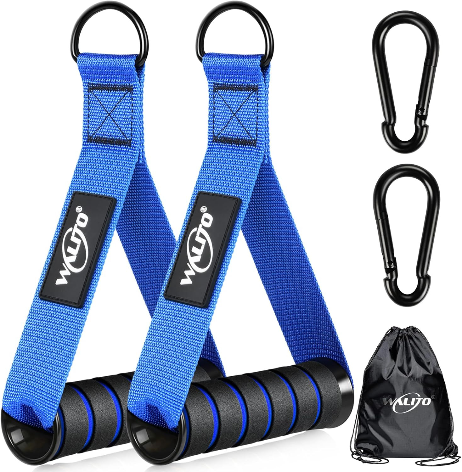 Exercise Handles, Cable Machine Handles for Gym Cable Attachments Training | 2 P