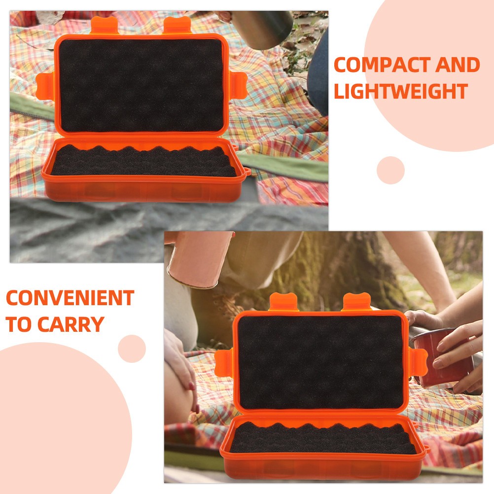 Survival Storage Container Box for Outdoor Device Organizer Tools