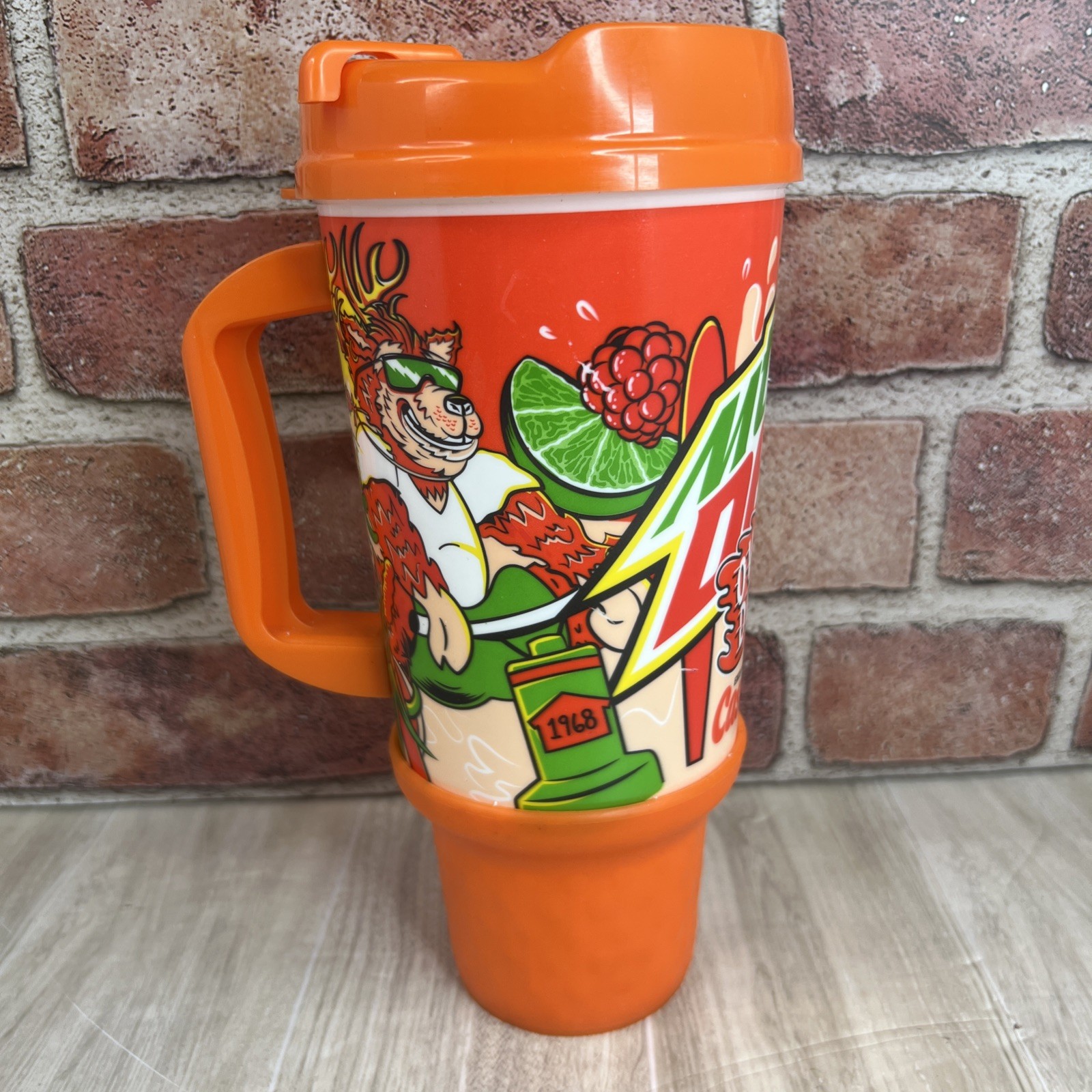 Mountain Dew Overdrive Casey’s General Store Cup Mug Sip Insulated 32 oz