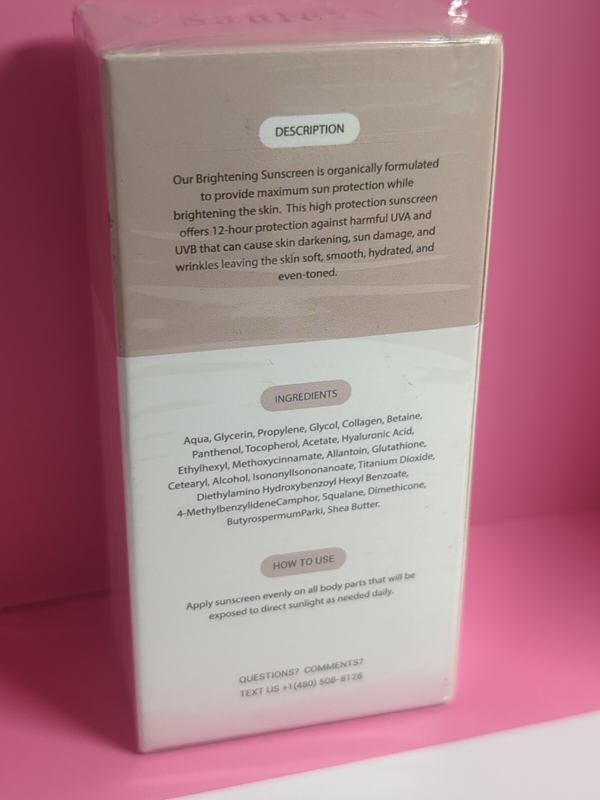 Santeva Brightening Sunscreen SPF50+ /Full Size 50ml