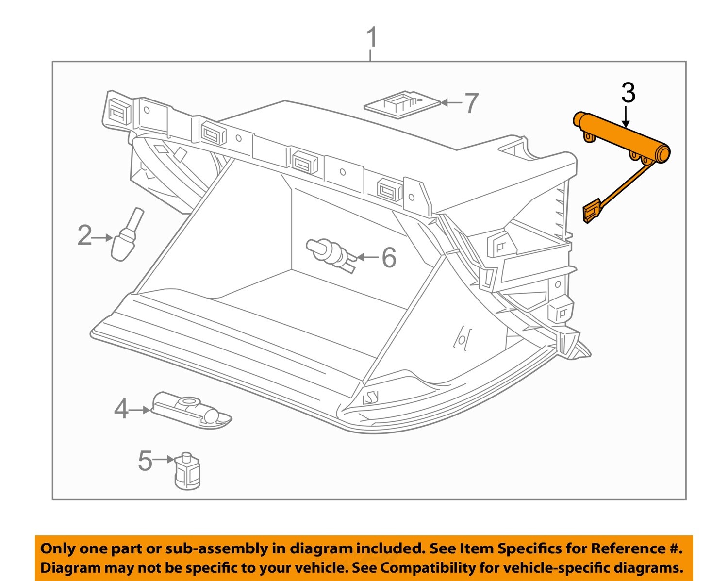 GM OEM 17-24 XT5,XT6 Instrument Panel Glove Box-Damper 23319794