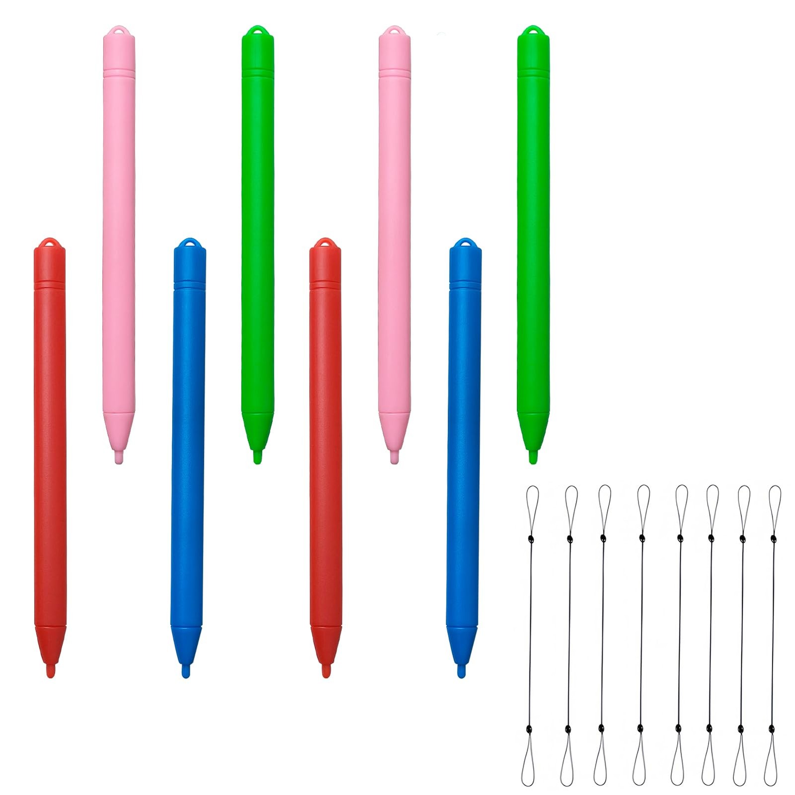 Replacement Stylus Drawing Pen for LCD Writing Tablets Blue, Red, Pink, Green