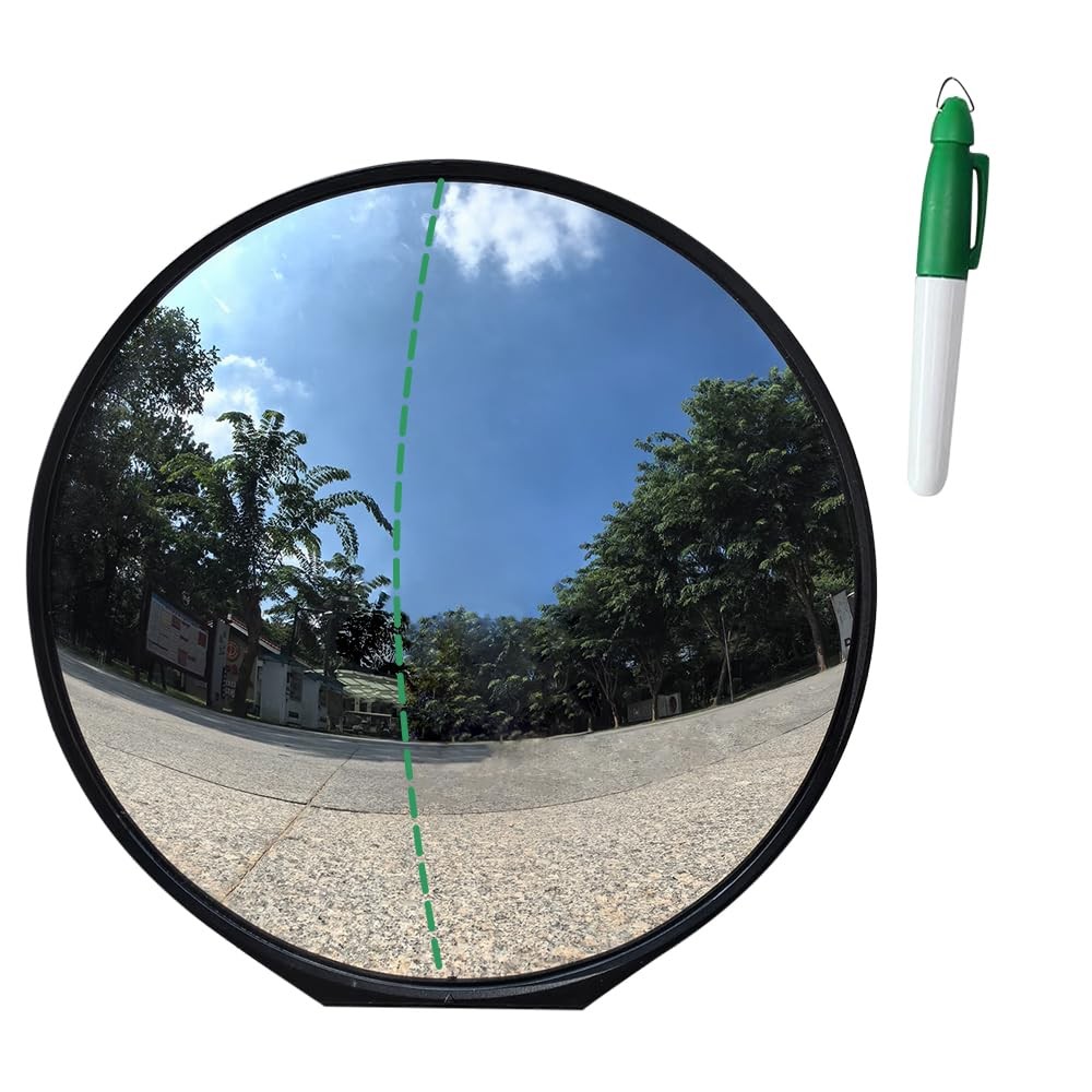 12 Inches/30cm Diameter Golf Convex Mirror Swing Training Mirror for Swing Tr...