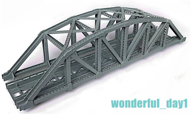 1/87 HO SCALE 15'' ARCHED TRUSS BRIDGE Unassembled Bridge Model Toy