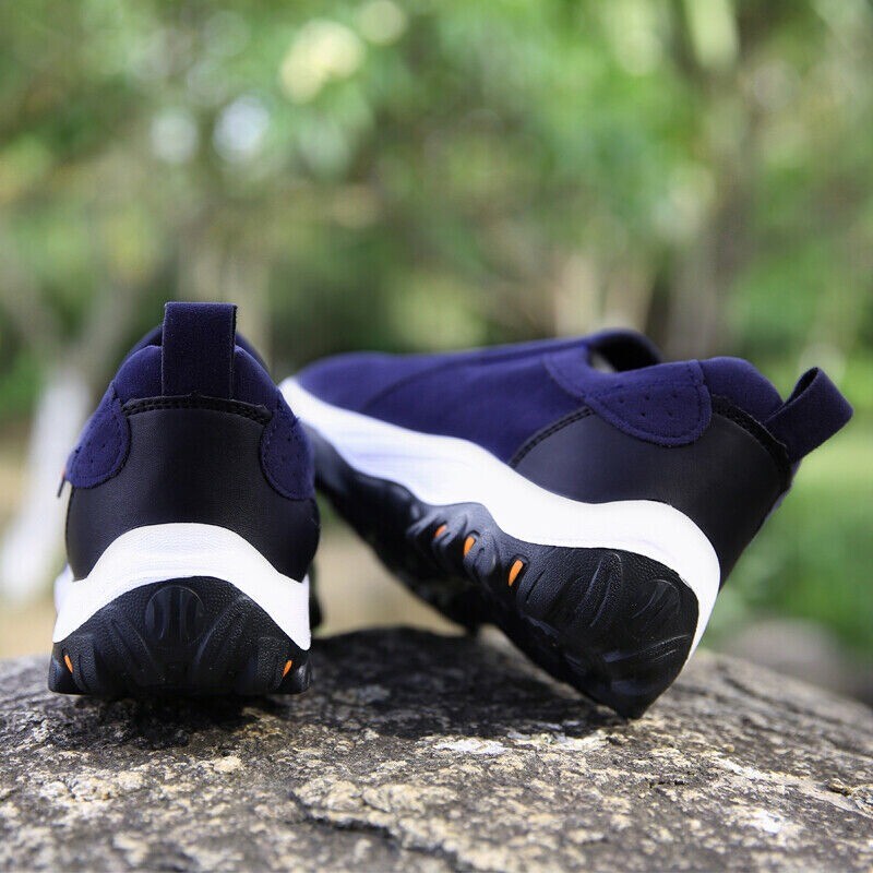 Mens Memory Foam Slip On Wide Fit Casual Walking Gym Sports Trainers Shoes Size
