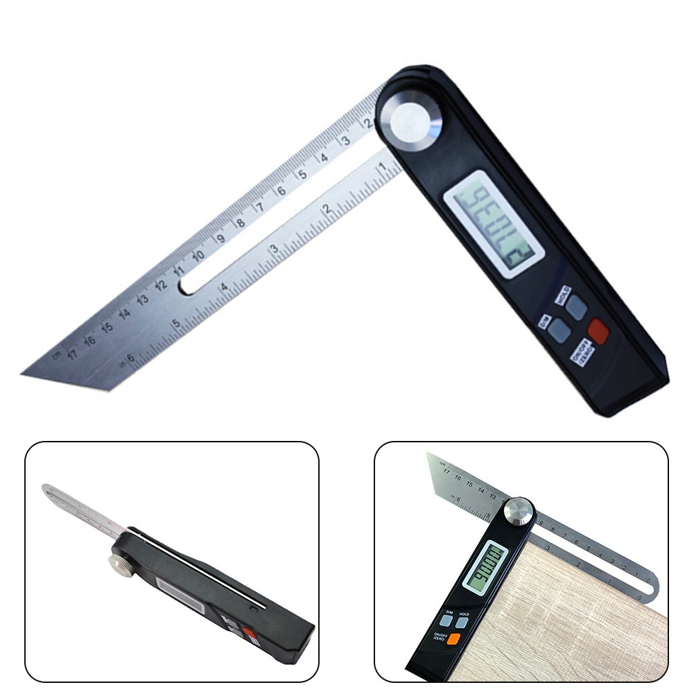 Digital Angle Ruler 140 * 27 * 21mm Digital Protractor Electronic Level