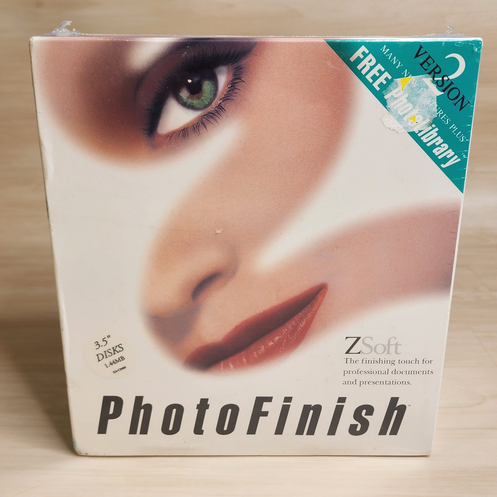 Zsoft Photo Finish Software Diskettes Windows 3.0 Vintage Brand New Sealed