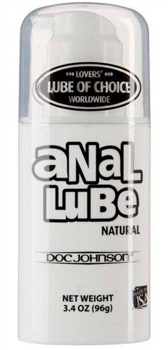 Anal Lube - Natural Lubricant - 3.4 Oz. Bulk
