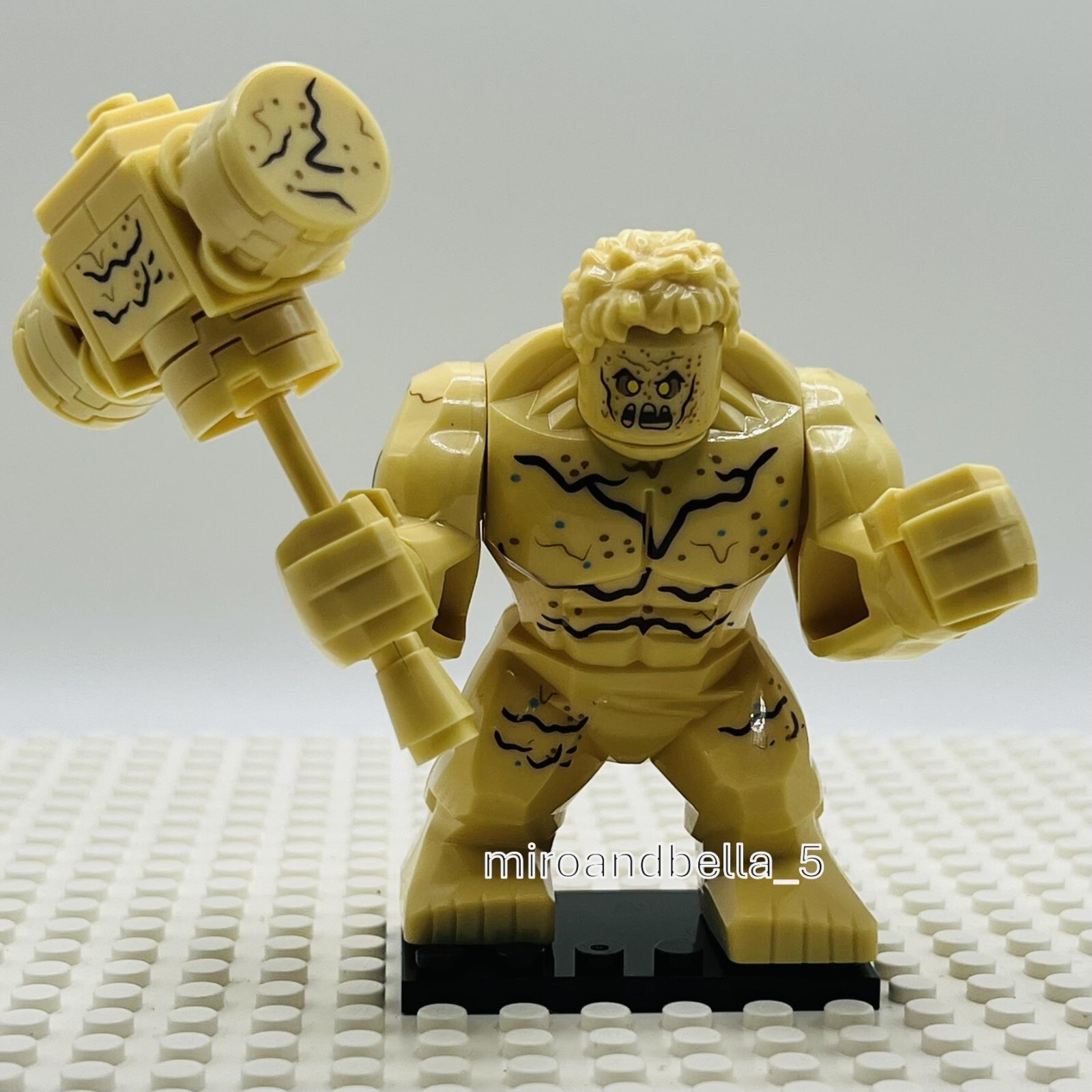Marvel Spiderman Elemental Sandman Custom Big Figure Minifigure Big fig