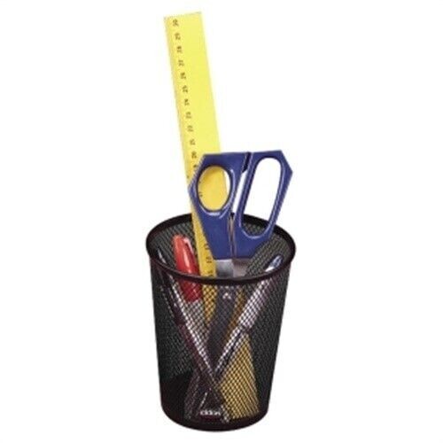 NEW Rolodex 62557 Mesh Durable Pencil Cup Holder 5 1/4"H x 4 1/4"D(M17