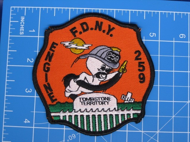 FDNY NYC Fire Department Engine 259 Tombstone Territory patch