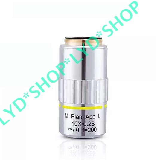 1pc New M Plan Apo L 10X/0.28 ∞/0 f=200 Objective Lens OEM Substitute