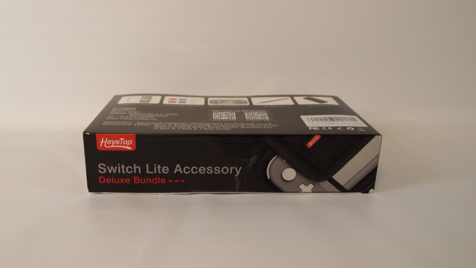 HeysTop Nintendo Switch Lite Scratch Proof Gaming Deluxe Accessory Bundle