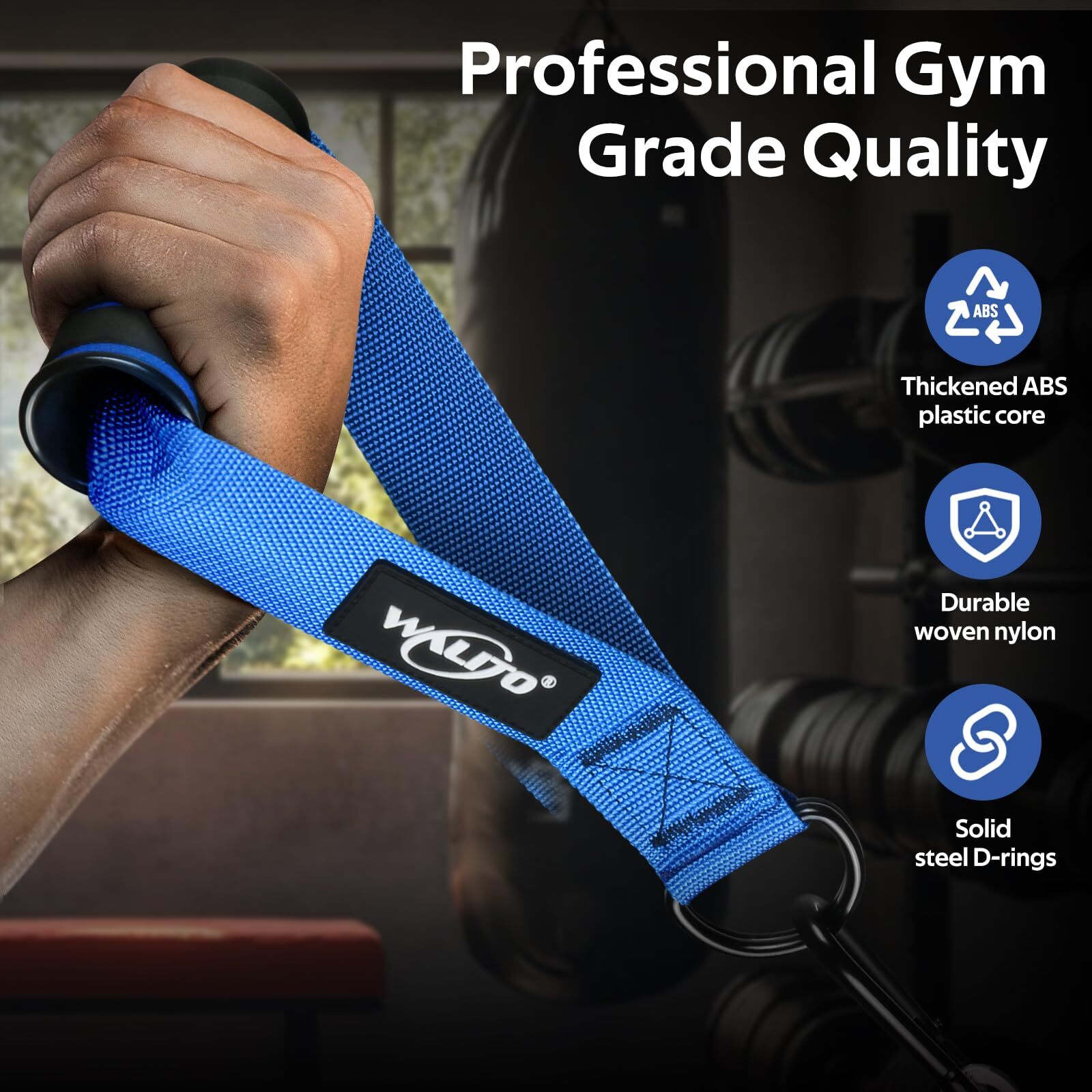 Exercise Handles Replacement Cable Machine Attachments for Home Gym Equipment