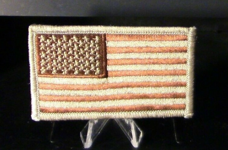 Brown Subdued Arm Flag Patch