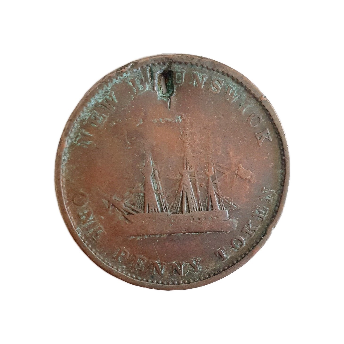 1843 New Brunswick Penny Token (0)