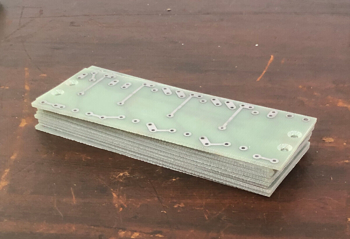 NOS - Lot of 10 Circuit Boards 4.75" x 1.5/8" Great for Crafts #13
