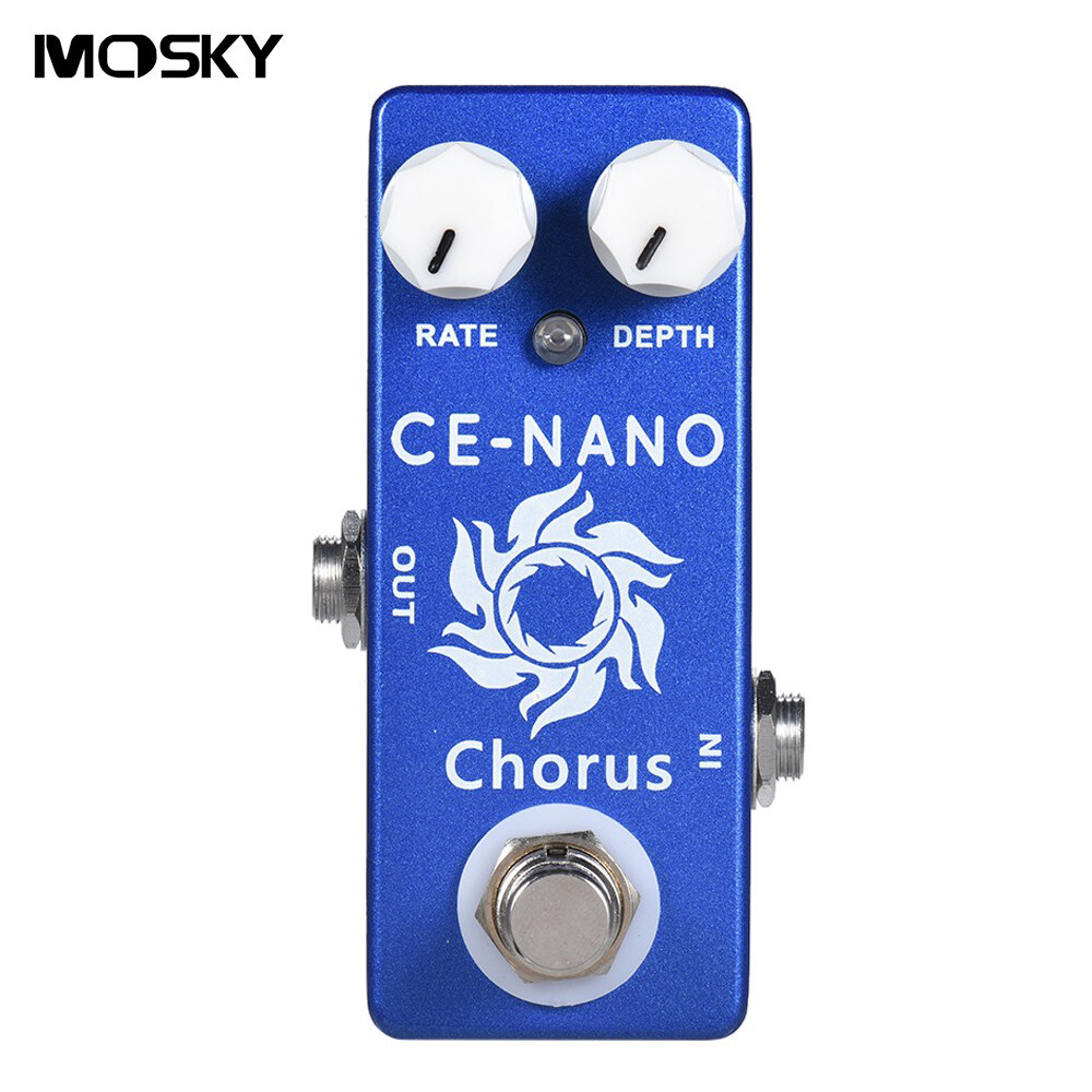 Mosky Ce-Nano Chorus Guitar Effect Pedal True Bypass Switch RATE / DEPTH Modes