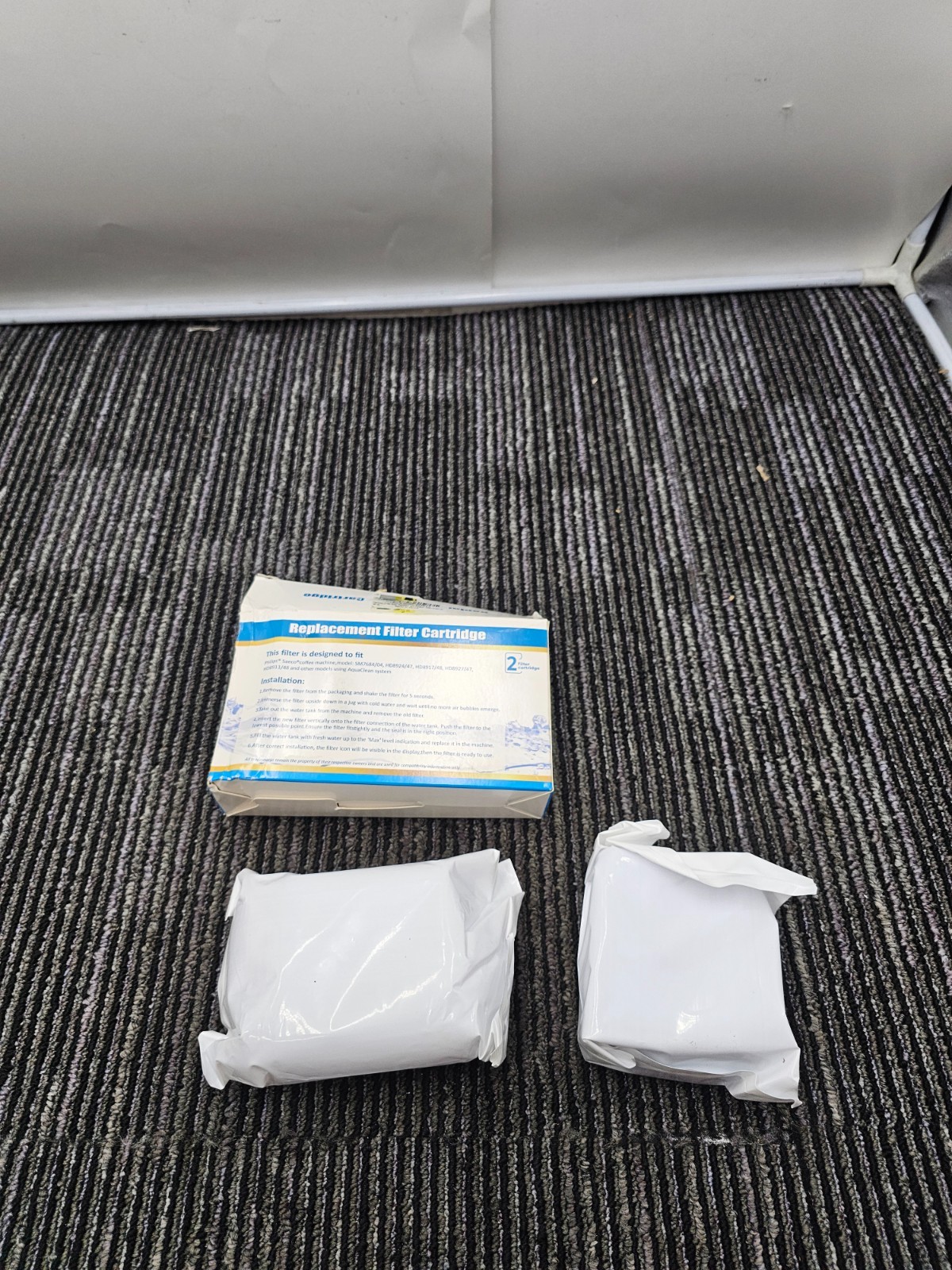 (QTY 2) Replacement Filter Cartridge for Philips Saeco AquaClean Coffee Machine