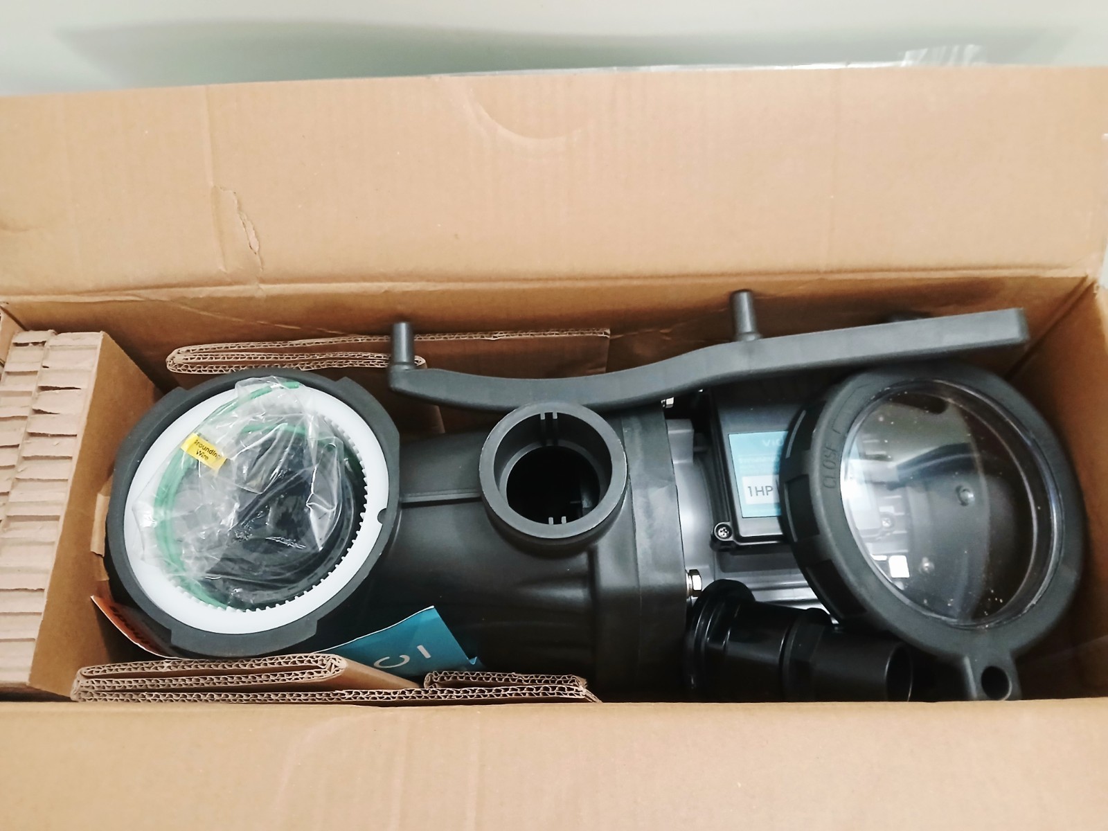 Vidapool In/Above Ground Pool Pump, Self Priming High Flow Single Speed, 1HP-OB