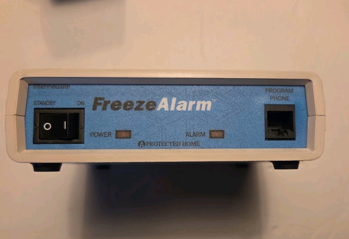 Control Products Freeze Alarm FA-I-CCA w/Power Adapter & Sensor