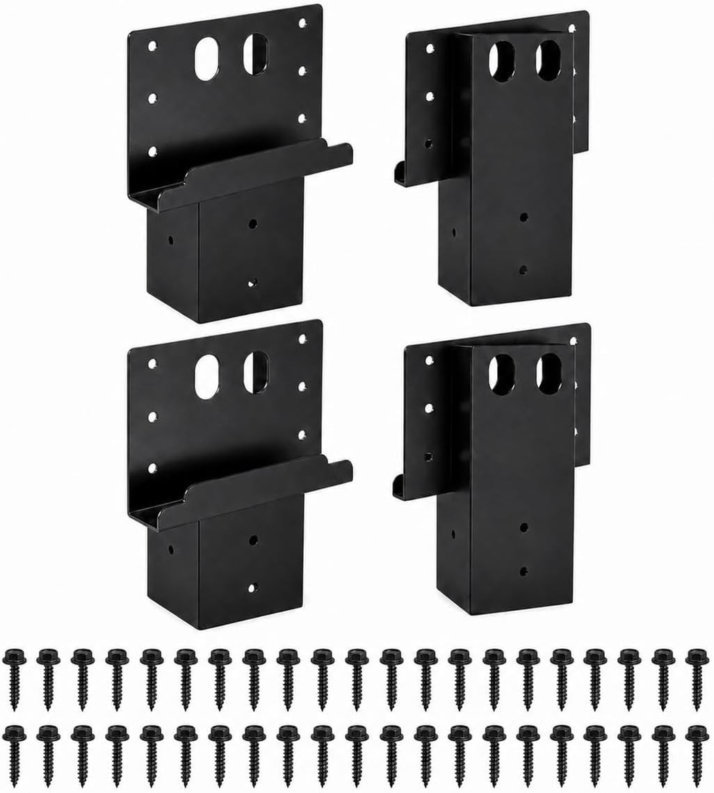 4Pcs 4x4 Compound Angle Brackets Deer Blind Brackets,Outdoor Platform Bracket