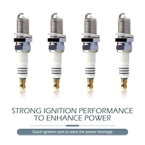 4 PCS Iridium Spark Plugs, High-performance Ignition System Spark Plug,