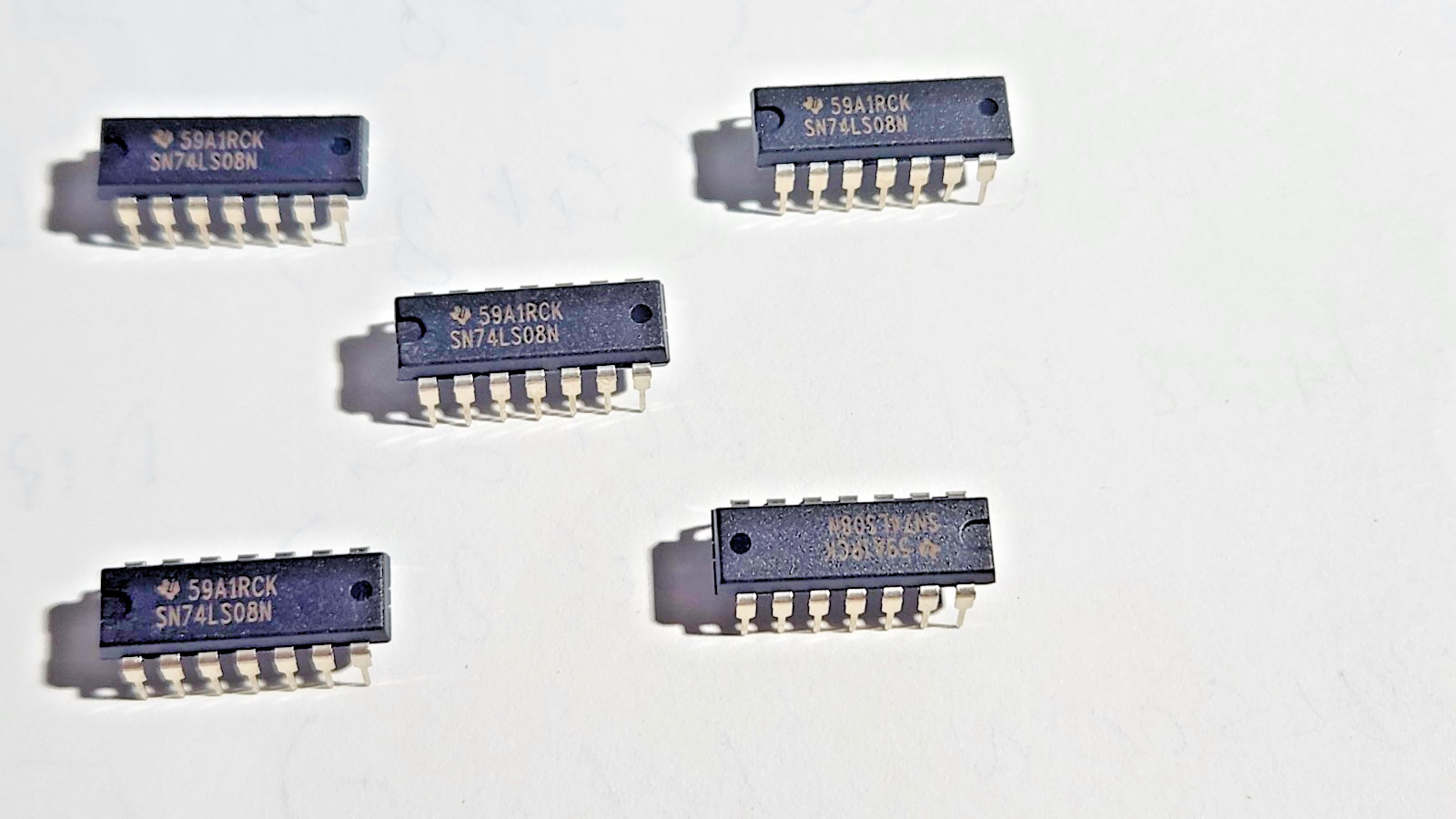 TI IC SN74LS08N DIP-14 (SET OF 5) IC USED IN VARIOUS APPLICATIONS