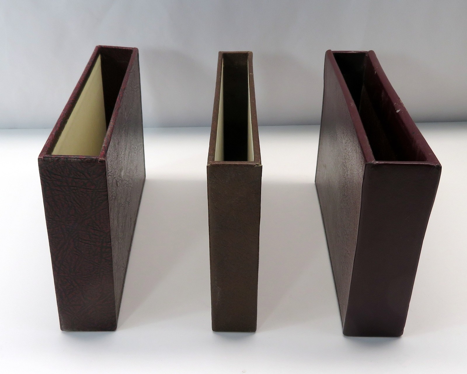 Old Book Slipcovers, small, Junk Journal Boxes 3-Pack 4×7 Upcycled Craft Storage
