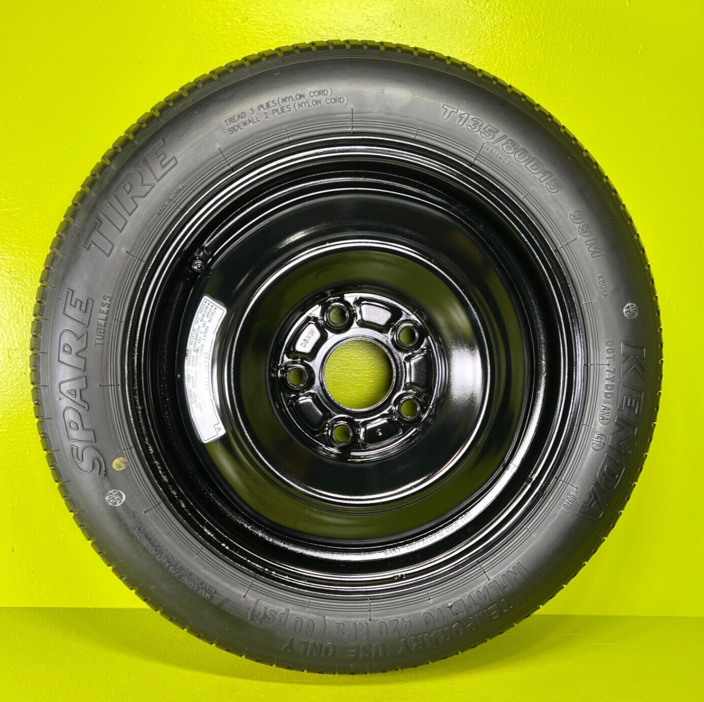 SPARE TIRE 135/80D15" FITS:2010 2011 2012 2013 2014 2015 HONDA CIVIC