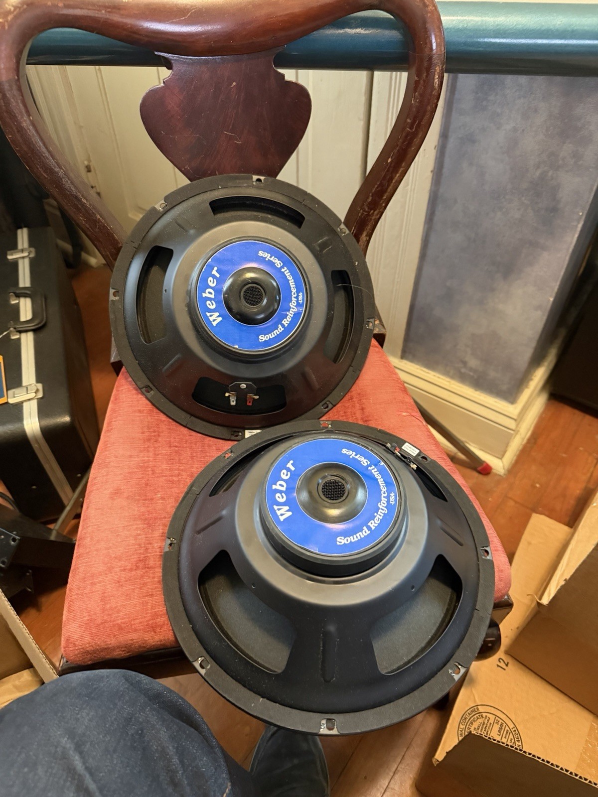 Weber Two 12 Inch Sound Reinforcement Speakers