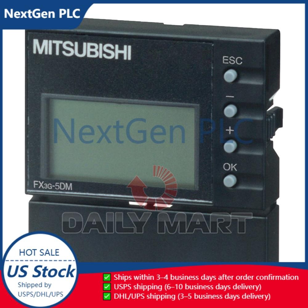 New In Box MITSUBISHI FX3G-5DM PLC Display Module