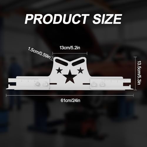 2-Pack Wheel Alignment Tool Plates, 3-in-1 Adjustable Toe & Camber Tool Kit for