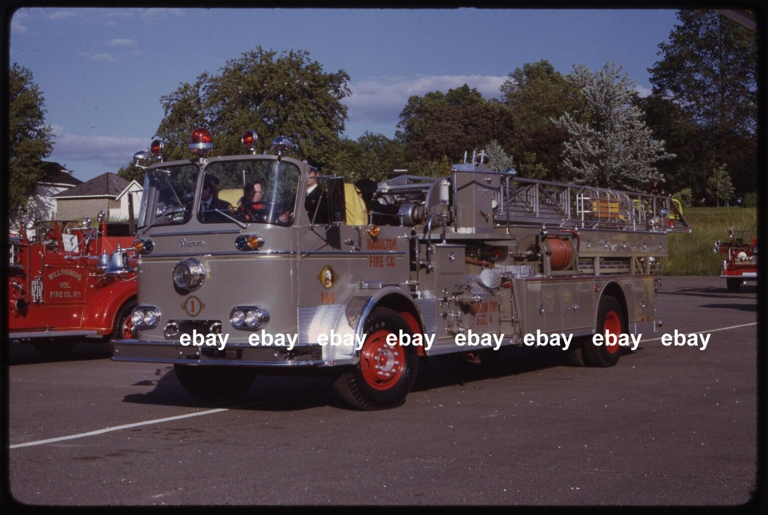 Hamilton Twp NJ 1962 Seagrave 100' Aerial Fire Apparatus Slide