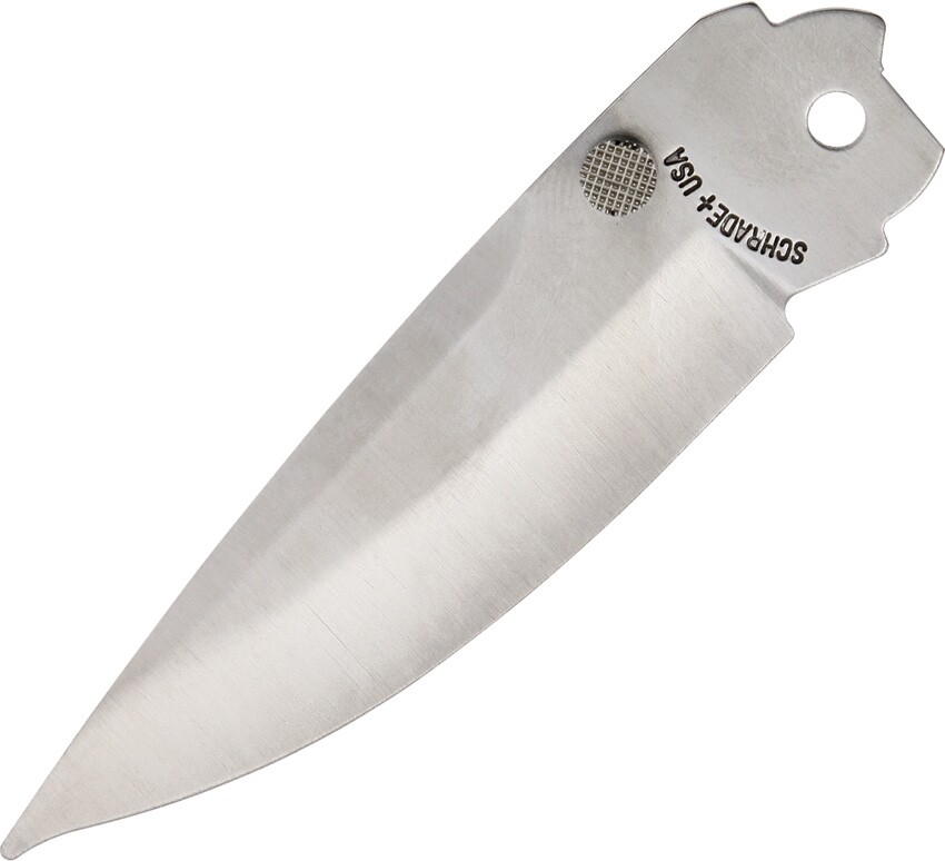 Schrade Knife Blade Replacement UNSHARPENED Stainless Drop Point w/Thumb