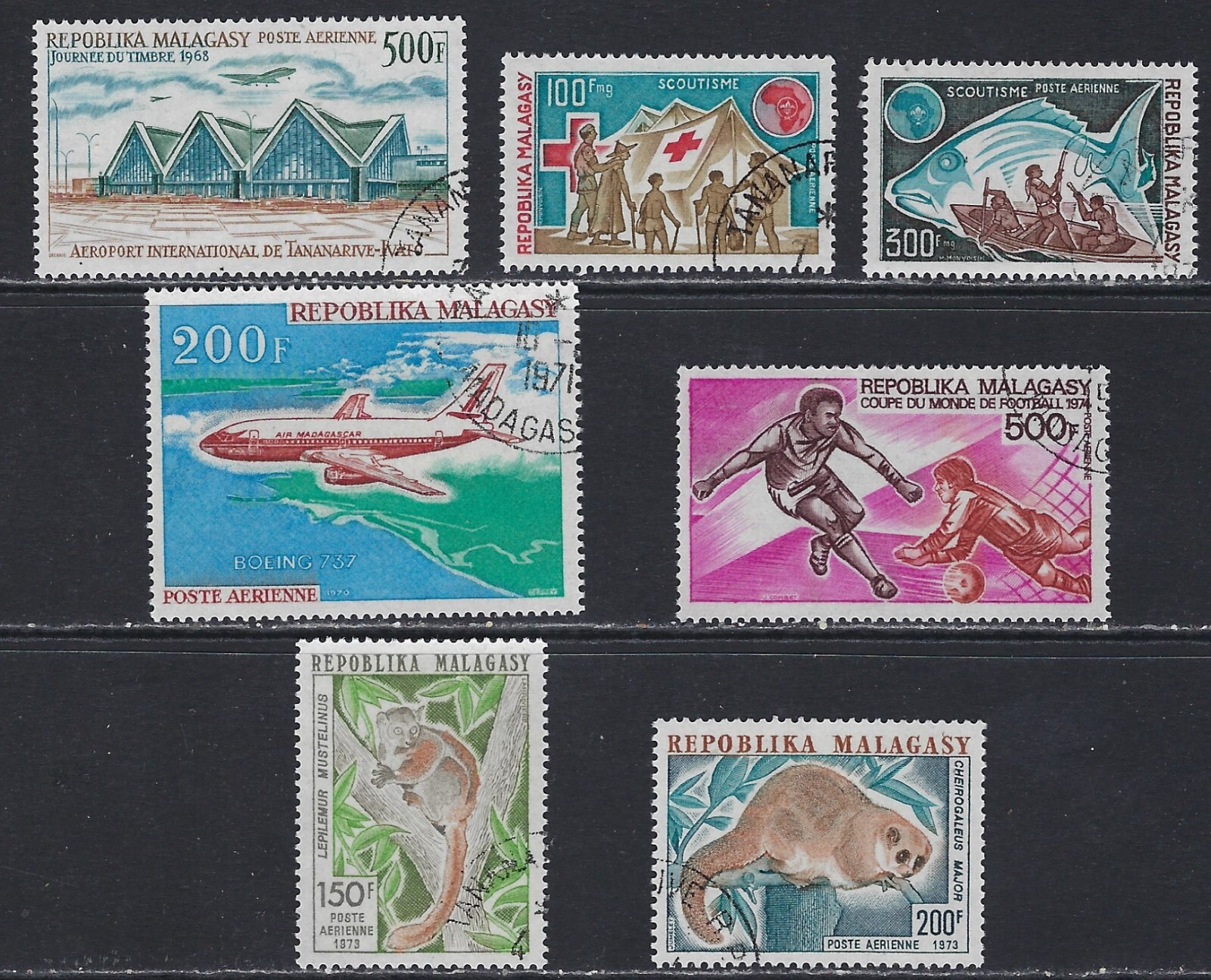 Airmail Stamps from Malagasay - CV $9.55 .........32R.........B-615-4