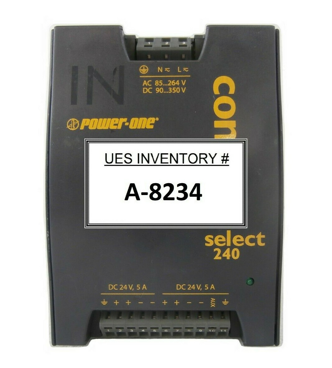 Power-One LWN2660-6 AC-DC/DC-DC Converter DIN Rail Power Supply Working Surplus