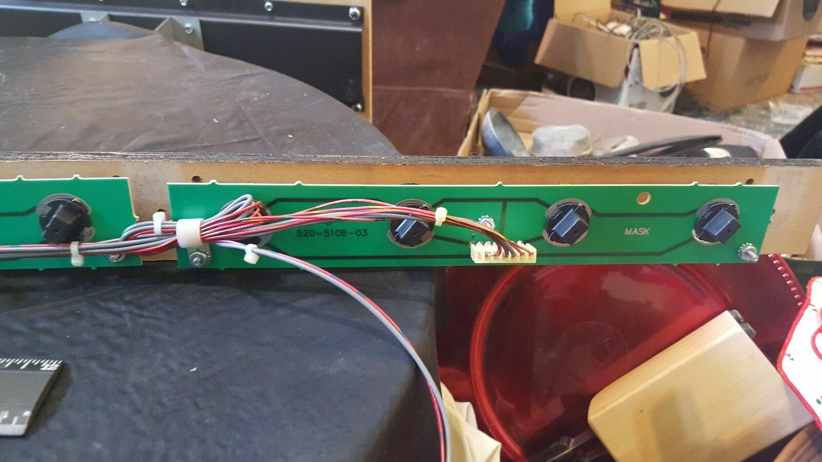 THE MASK Side Running Light Fixture for DATA EAST Ticket Redemption Arcade Game