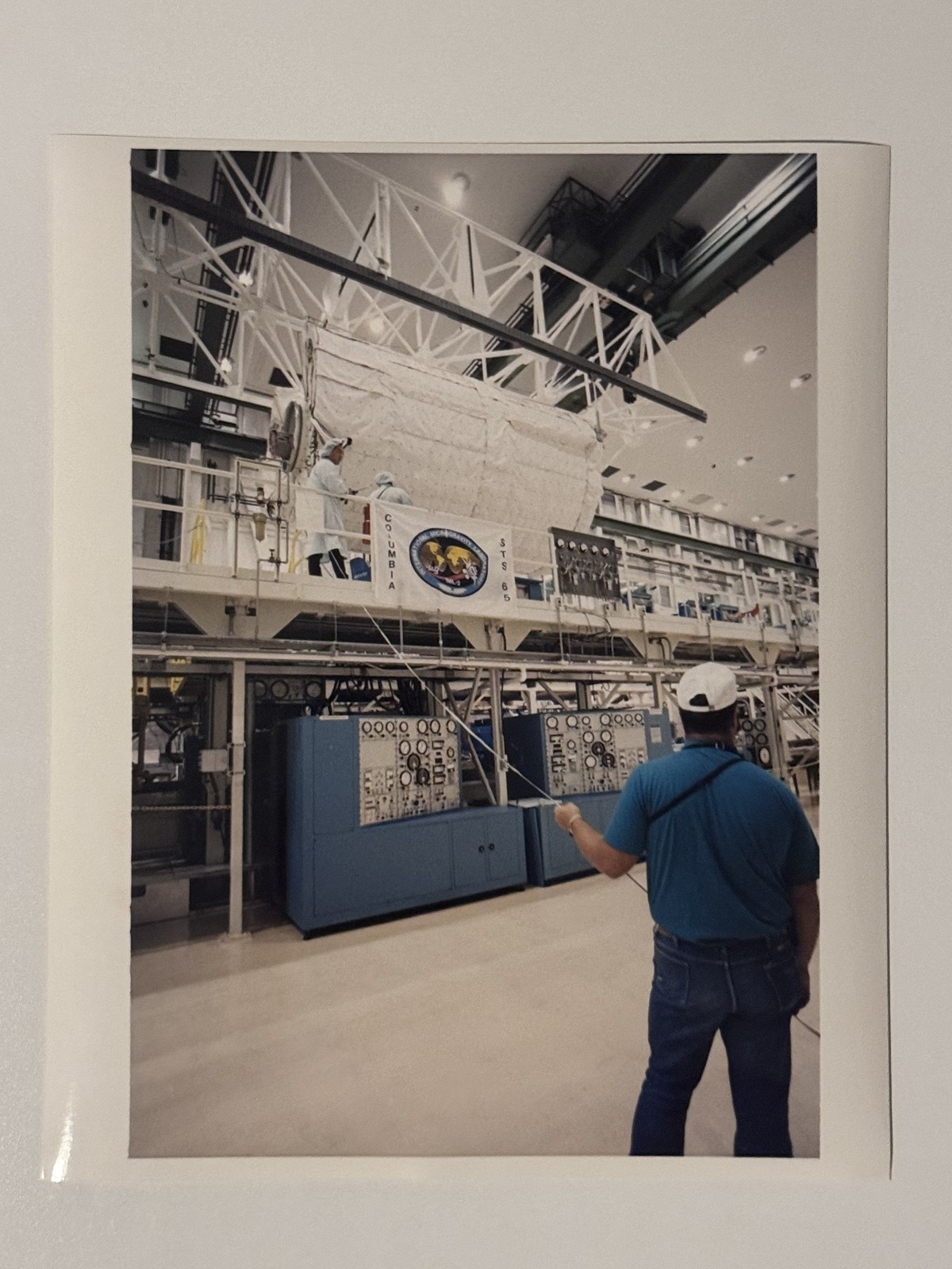 NASA STS-65 IML-2 Module Prelaunch Preparation Press Photo