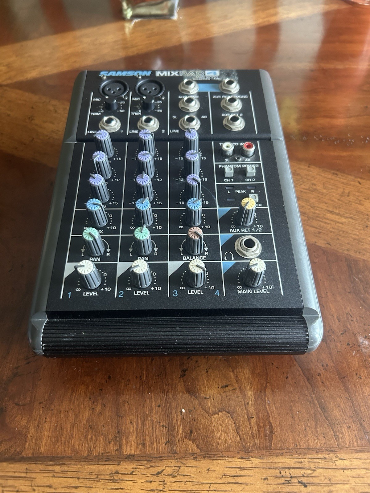 Samson MixPad 4 Compact 4-Channel Stereo Mixer