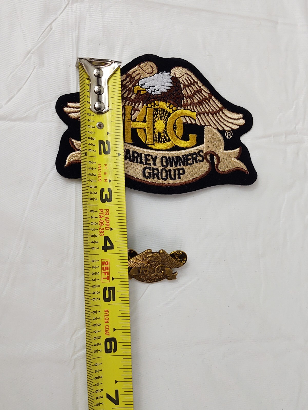 2013 Harley Owners Group HOG Eagle Patch Pin Set Riding Club Harley Davidson