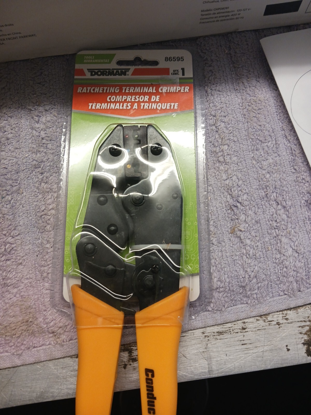 Dorman Conduct-Tite 86595 Ratcheting Terminal Crimper