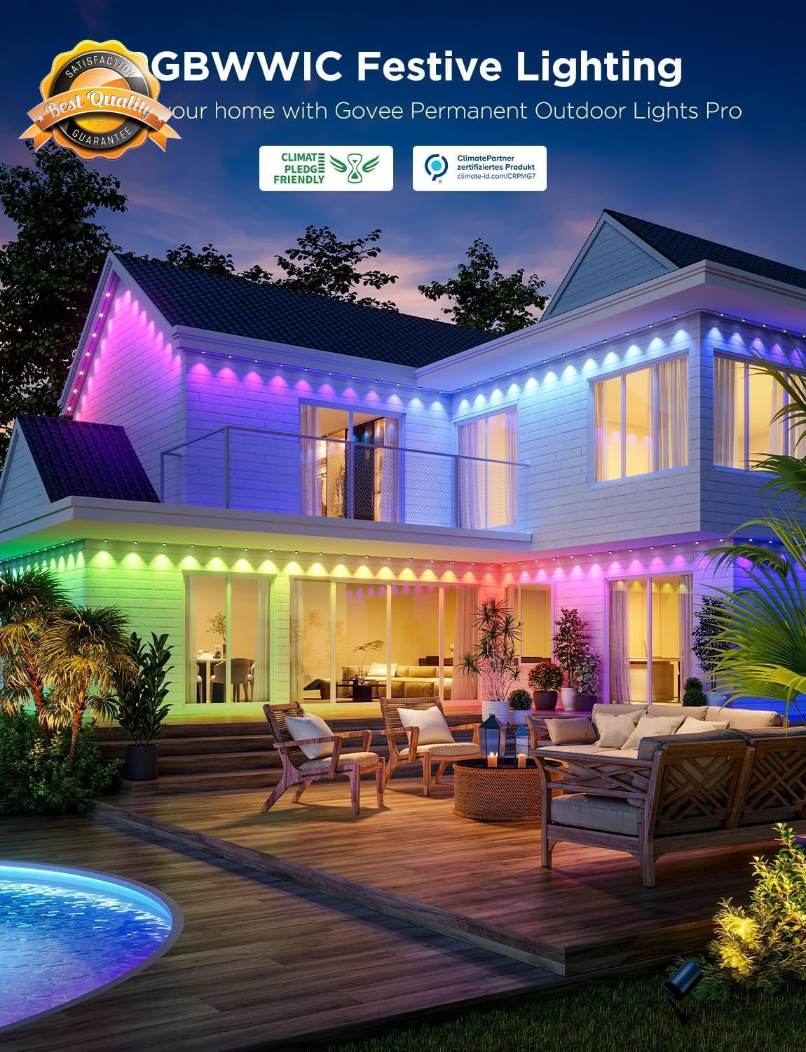 Control Box for Permanent Outdoor Lights White H706A H706B H706C Pro