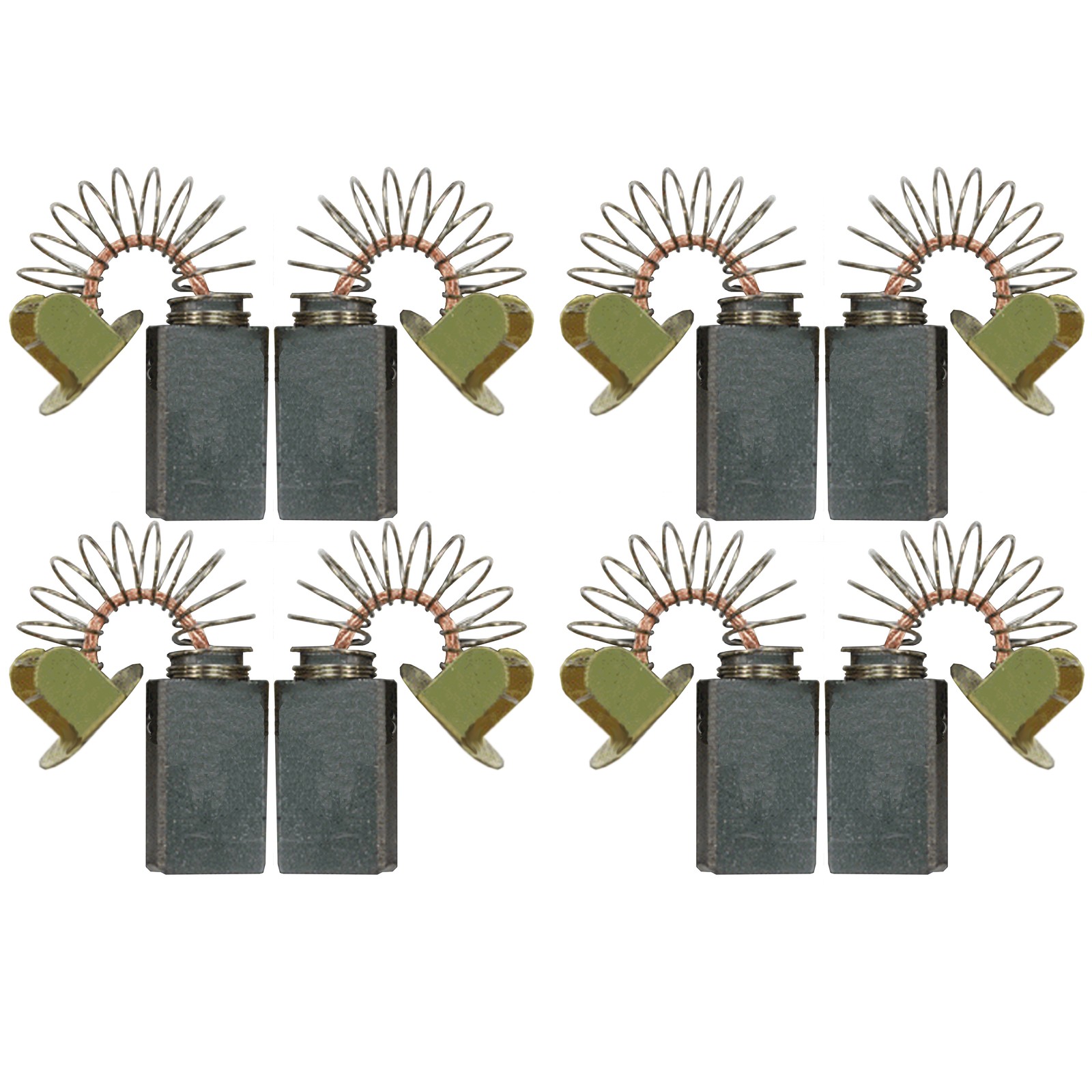 Skil 4960370001/1619X08020 Carbon Brush Set for Saws SPT79-00 SPT79A-10 (4-Pack)
