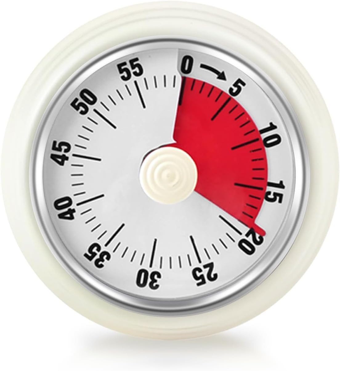 Visual Timer,  60-Minute Countdown Timer, Kitchen Timer with Magnetic Base, Mech