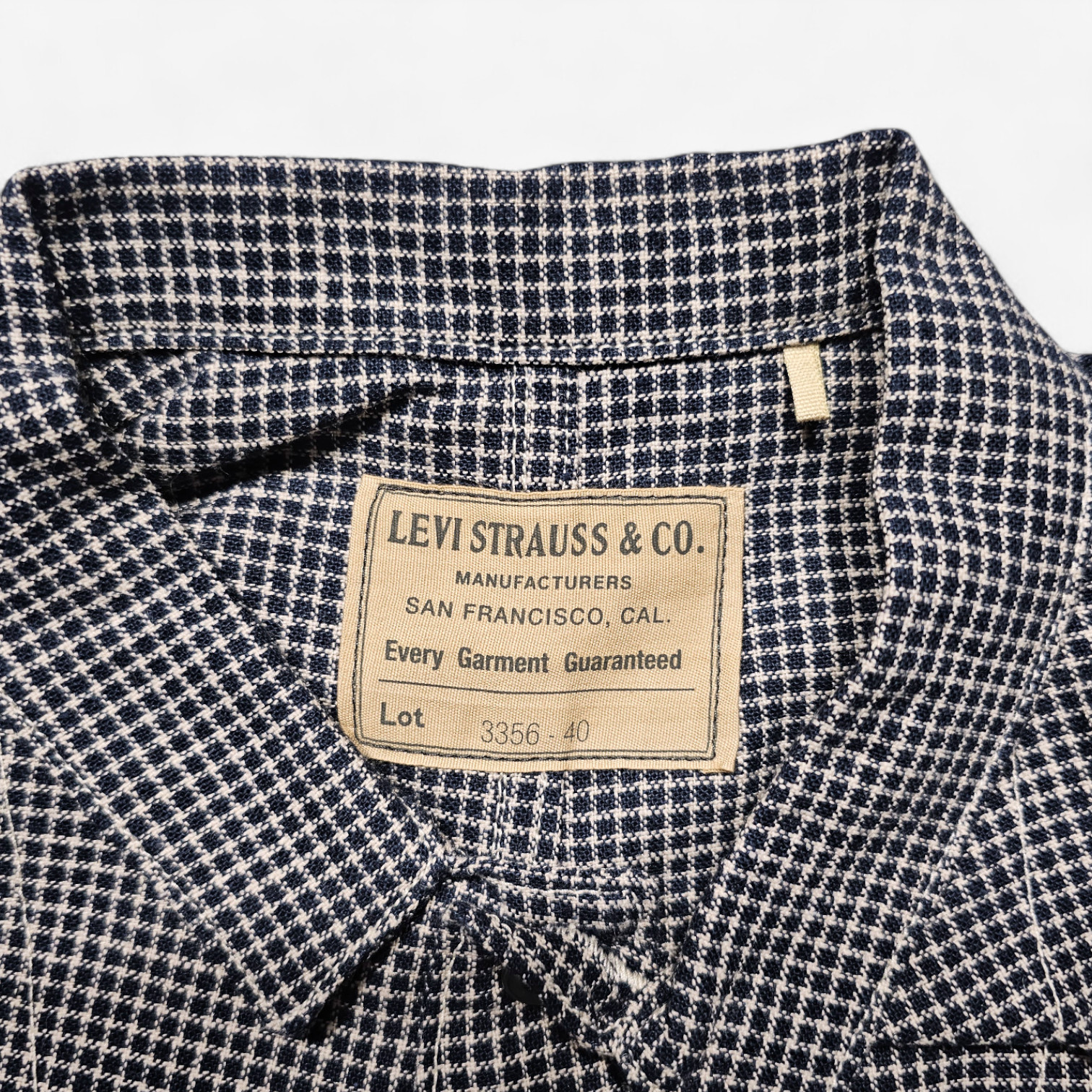 New LVC Levi's Vintage Clothing Lot 3356 Sack Coat Repro FW17 M